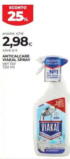 Coop Anticalcare viakal spray offerta