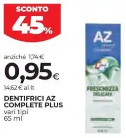 Coop Dentifrici az complete plus offerta