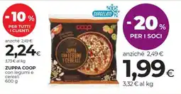 Coop Zuppa COOP offerta