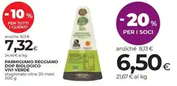 Coop Parmigiano reggiano dop biologico VIVI VERDE offerta