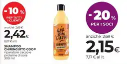 Coop Shampoo chiringuito COOP offerta