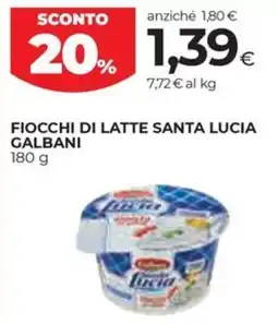 Coop Fiocchi di latte santa lucia GALBANI offerta