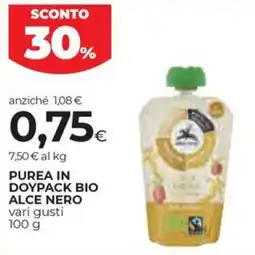 Coop Purea in doypack bio ALCE NERO offerta