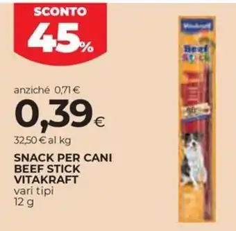 Coop Snack per cani beef stick VITAKRAFT offerta