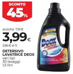 Coop Detersivo lavatrice DEOX offerta