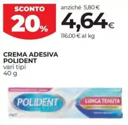 Coop Crema adesiva POLIDENT offerta
