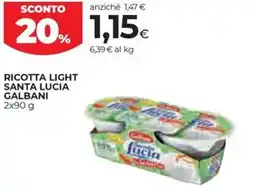 Coop Ricotta light santa lucia GALBANI offerta