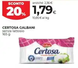 Coop Certosa GALBANI offerta