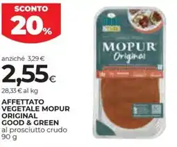 Coop Affettato vegetale mopur original GOOD & GREEN offerta