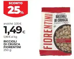 Coop Riccioli di crusca FIORENTINI offerta
