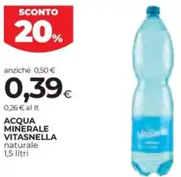 Coop Acqua minerale VITASNELLA offerta