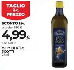 Coop Olio di riso SCOTTI offerta