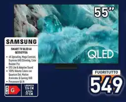 Unieuro SAMSUNG SMART TV QLED AI QE55Q7F5A offerta