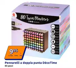 Action Pennarelli a doppia punta Déco Time offerta