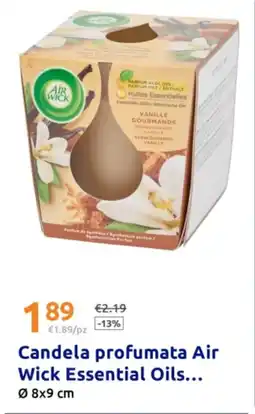 Action Candela profumata Air Wick Essential Oils offerta