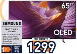 Unieuro SAMSUNG SMART TV OLED AI QE65S85FA offerta