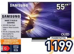 Unieuro SAMSUNG SMART TV OLED AI QE55S90FA offerta