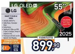 Unieuro LG SMART TV OLED AI 55B56 offerta