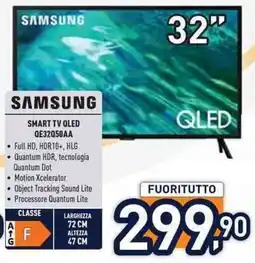 Unieuro SAMSUNG SMART TV OLED QE32050AA offerta