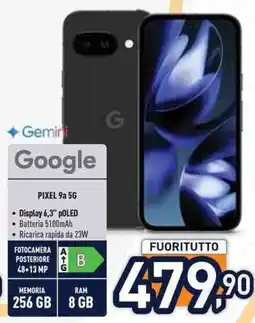 Unieuro PIXEL 9a 5G offerta