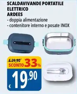 Tigros Scaldavivande portatile elettrico ARDEES offerta