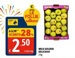 Tigros Mele golden delicious offerta