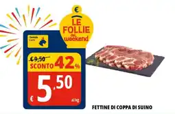 Tigros Fettine di coppa di suino offerta
