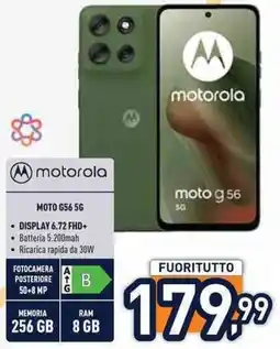 Unieuro motorola MOTO G56 5G offerta