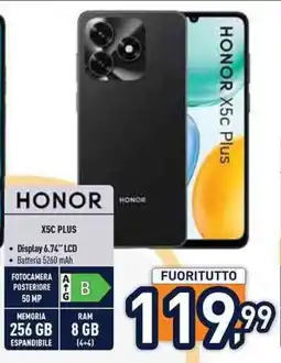 Unieuro HONOR X5C Plus offerta