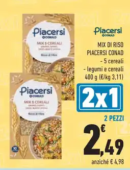 Conad Superstore Mix di riso PIACERSI CONAD offerta