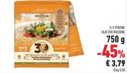 Conad Superstore 3+3 piadine olio evo riccione offerta