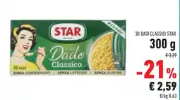 Conad Superstore 30 dadi classici STAR offerta
