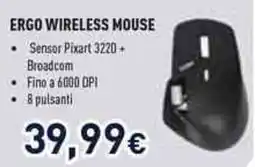 Unieuro Ioplee ergo wireless mouse offerta