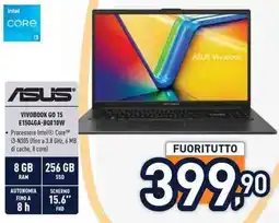 Unieuro ASUS VIVOBOOK GO 15 E1504GA-BQ810W offerta