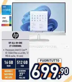 Unieuro HP ALL-IN-ONE 27-CR0058NL offerta