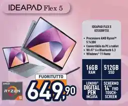 Unieuro Lenovo IDEAPAD FLEX 5 82XX00FTIX offerta
