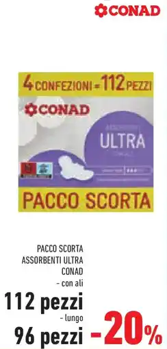 Conad Superstore Pacco scorta assorbenti ultra CONAD offerta