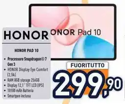 Unieuro HONOR PAD 10 offerta