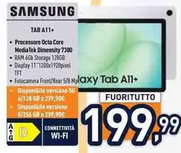 Unieuro SAMSUNG Galaxy Tab A11+ offerta