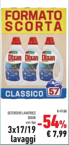 Conad Superstore Detersivo lavatrice DIXAN offerta