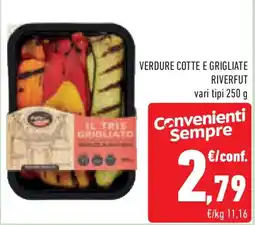 Conad Superstore Verdure cotte e grigliate RIVERFUT offerta