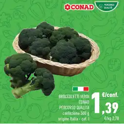 Conad Superstore Broccoletti verdi CONAD PERCORSO QUALITA offerta