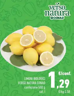 Conad Superstore Limoni biologici verso natura conad offerta