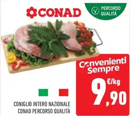 Conad Superstore Coniglio intero nazionale CONAD PERCORSO QUALITÀ offerta