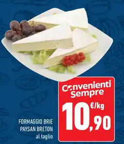 Conad Superstore Formaggio brie PAYSAN BRETON offerta