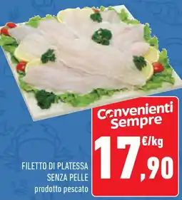 Conad Superstore Filetto di platessa senza pelle offerta