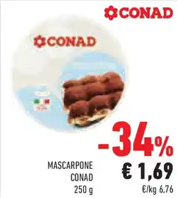 Conad Superstore Mascarpone CONAD offerta