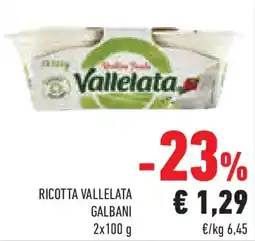 Conad Superstore Ricotta vallelata GALBANI offerta