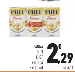 Conad Superstore Panna uht CHEF offerta