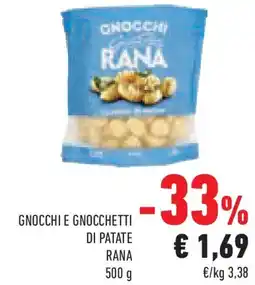 Conad Superstore Gnocchi e gnocchetti di patate RANA offerta